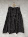 画像1: ヴァンブラン vent blanc　　40/1ランダムドットpt ギャザースカート　　BLACK　　サイズ；F　 (1)