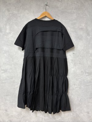 画像3: gomme 　アシメパネルカットワンピース　3；黒　サイズ；M (3)
