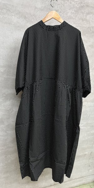 画像4: grin  ブロードドルマンサックワンピース　　994；ブラック系　サイズ2 (4)