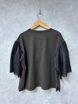 画像3: 2026春夏　GTH　　テンジク フリフリ フットボール TEE　　17；チャコール (3)