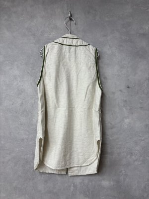 画像3: 2026春夏 　DENIMDUNGAREE　ベースボール ベスト　　1；白 (3)