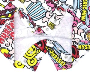 画像4: MY FIRST HYSTERIC　　HYSTERIC MINI SWEETS PARLOR総柄　ショートオール　　04；ホワイト系　サイズ；80cm (4)