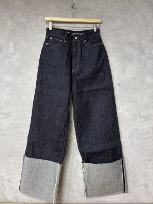 画像1: 2026春夏　GTH　デニム ターンアップ PN　4；紺 (1)