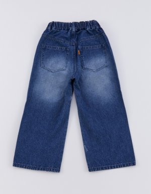 画像3: OCEAN&GROUND 　Jr.ペイントデニムパンツ　　カラー；ナチュラルフェード (3)