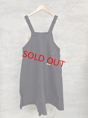 画像5: 2026春夏　FITH  　綿麻高密度　ウェザーサロペットスカート　4；紺 (5)