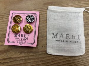 画像1: 2026春夏　MARET(マレ) 　　アンティークアジャストボタン　18；MIX　　サイズ；F (1)