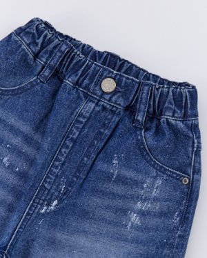 画像4: OCEAN&GROUND 　Jr.ペイントデニムパンツ　　カラー；ナチュラルフェード (4)