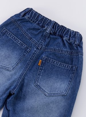 画像2: OCEAN&GROUND 　Jr.ペイントデニムパンツ　　カラー；ナチュラルフェード (2)