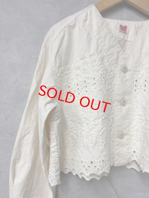 画像2: 2026春夏　GTH　  カットワーク ファティーグ ショートJK　　11；生成　　サイズ；F (2)