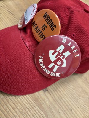 画像2: 2026春夏　MARET(マレ) 　　ツイルバッチモリモリキャップ　　サイズ；F (2)