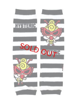 画像3: HYSTERIC MINI 　LITTLE BEE ボーダー レッグウォーマー　　 (3)