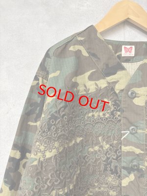 画像2: 2026春夏　GTH　  カットワーク ファティーグ ショートJK　　9；カーキ　　サイズ；F (2)