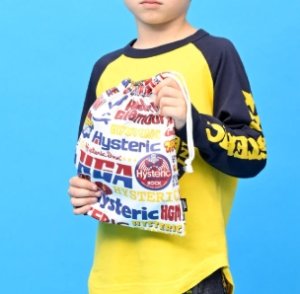 画像4: HYSTERIC MINI 　DEVILKIN つの付き 半袖裏毛 パーカー　　16；オートミール (4)