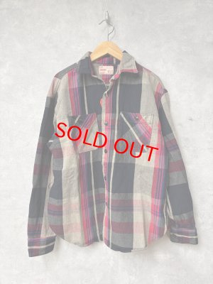 画像1: 2026春夏 　DENIMDUNGAREE　ムラチェックシャツ　16；ベージュ　 (1)