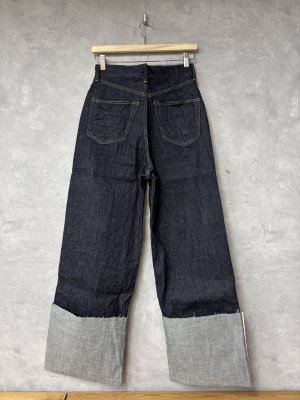 画像4: 2026春夏　GTH　デニム ターンアップ PN　4；紺 (4)