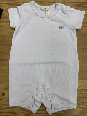 画像2: 2026春夏　FITH  　ベビーサラサラテンジクバッグロゴロンパース　　サイズ；BS（80） (2)