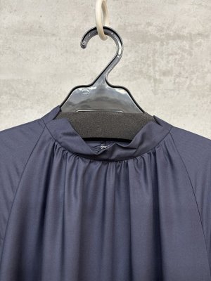 画像2: grin　ディアクロス ラグランワンピース　490；ネイビー　　サイズ；2 (2)