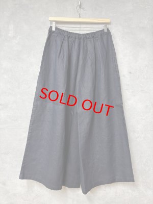 画像3: NATURAL LAUNDRY 　 40Lバレルタックワイドパンツ　　490；ネイビー　サイズ2 (3)