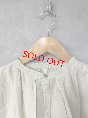 画像3: grin　キュプラCスタンドレイヤードシャツ　190:アイボリー 　　サイズ；2 (3)