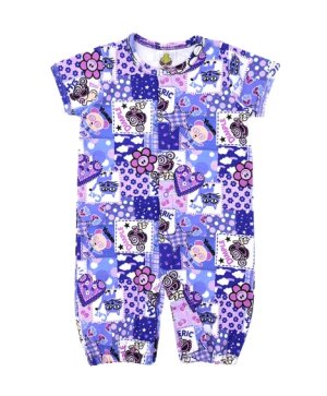 画像1: MY FIRST HYSTERIC  SCRAP PATCHWORK総柄 2WAYALL　　44；ブルー　サイズ；FREE(60-70cm)  (1)