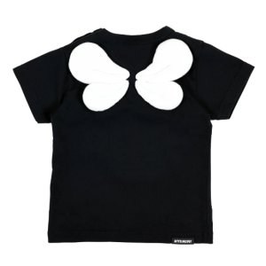 画像2: Hystericmini　　LITTLE BEE 羽付き 半袖Tシャツ　　10；ブラック (2)