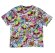 画像1: Hystericmini　HYSTERIC MINI IN WONDERLAND総柄 Viscotex 半袖Tシャツ　　44；ブルー系 (1)