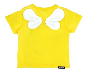 画像2: Hystericmini　　LITTLE BEE 羽付き 半袖Tシャツ　　60；イエロー (2)