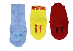 画像2: ☆STANDARD MINI FACE ベビー3Pソックス　　90；マルチ (2)