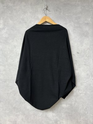 画像3: LILOU+LILY 　COTTON/LINEN CARDIGAN    C.BLACK　size:38 (3)