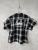 画像3: 2026春夏groovycolors　  オンブレチェック バンドカラー S/S シャツ　　2；黒 (3)