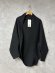 画像1: LILOU+LILY 　COTTON/LINEN CARDIGAN    C.BLACK　size:38 (1)