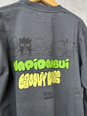 画像3: 2026春夏groovycolors　  GC×HAPlDANBUl Long Sleeve Tee　　17；チャコール (3)