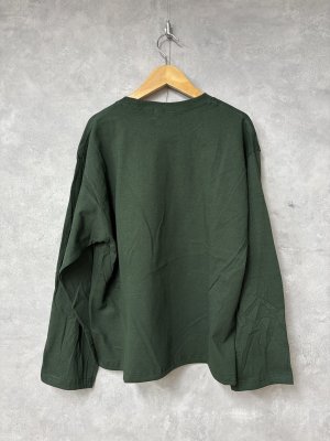 画像3: ALL HOURS 　　6.0oz MIDI WEGHT L/S TEE BOOK LOVER    C.GREEN    サイズ；1 (3)