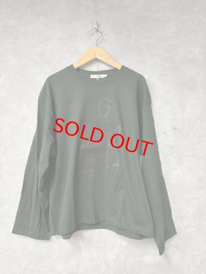 画像1: ALL HOURS 　　6.0oz MIDI WEGHT L/S TEE BOOK LOVER    C.GREEN    サイズ；1 (1)