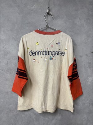 画像2: 2026春夏 　DENIMDUNGAREE　　サンリオキャラクターズ　シールプリント　TEE　91；クレイジー (2)