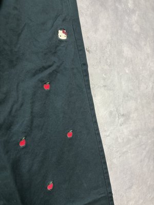 画像2: 2026春夏　GTH　　チノ　KITTY　ヘンケイ　パンツ　　2；黒 (2)