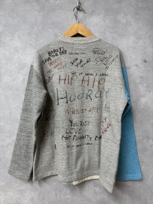 画像3: 2026春夏 　DENIMDUNGAREE　　ウラケ ラクガキ JK　　91；クレイジー (3)