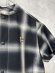 画像2: 2026春夏groovycolors　  オンブレチェック バンドカラー S/S シャツ　　2；黒 (2)