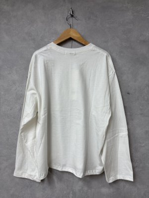 画像3: ALL HOURS 　　6.0oz MIDI WEGHT L/S TEE BOOK LOVER     A.WHITE    サイズ；1 (3)
