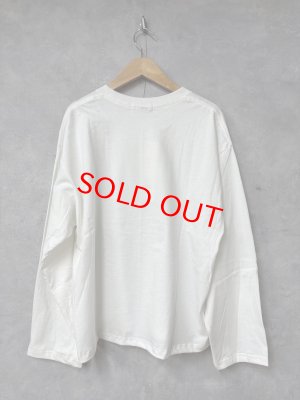 画像3: ALL HOURS 　　6.0oz MIDI WEGHT L/S TEE BOOK LOVER     A.WHITE    サイズ；1 (3)