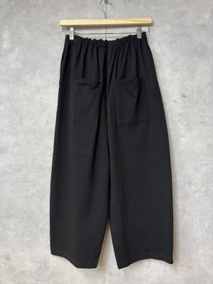 画像3: NATURAL LAUNDRY 　 度詰エッグパンツ　　990；ブラック　　サイズ2 (3)