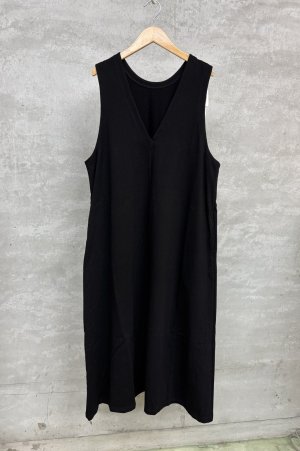 画像1: NATURAL LAUNDRY 　 度詰ロングジャンスカ　　990；ブラック　　サイズ2 (1)