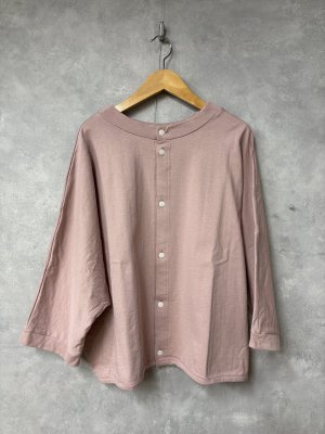 画像1: NATURAL LAUNDRY 　 度詰2Wayカーディガン　　310；ピンク　　サイズ2 (1)