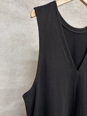 画像2: NATURAL LAUNDRY 　 度詰ロングジャンスカ　　990；ブラック　　サイズ2 (2)