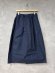 画像1: YARRA 　バックサテンサイドタックスカート　55；ネイビー　FREE (1)