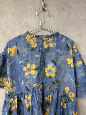 画像3: 2026春夏　FITH  　リバティギャザーワンピース　14；ブルー (3)