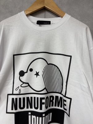 画像2: nunuforme 　inuinu☆プリント(アダルト)   　White (2)