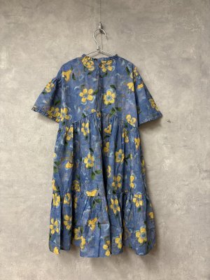 画像4: 2026春夏　FITH  　リバティギャザーワンピース　14；ブルー (4)