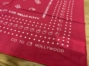画像2: 2026春夏　GTH　　KITTYバンダナ　5；赤　サイズ；F (2)