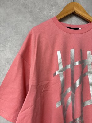 画像2: nunuforme 　 ラインプリントT(アダルト)　Pink (2)